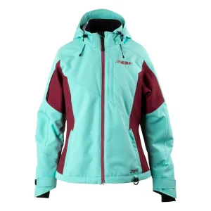 509  Womens Range Insulated Snowmobile Jacket 5Tech Thinsulate Teal Maroon