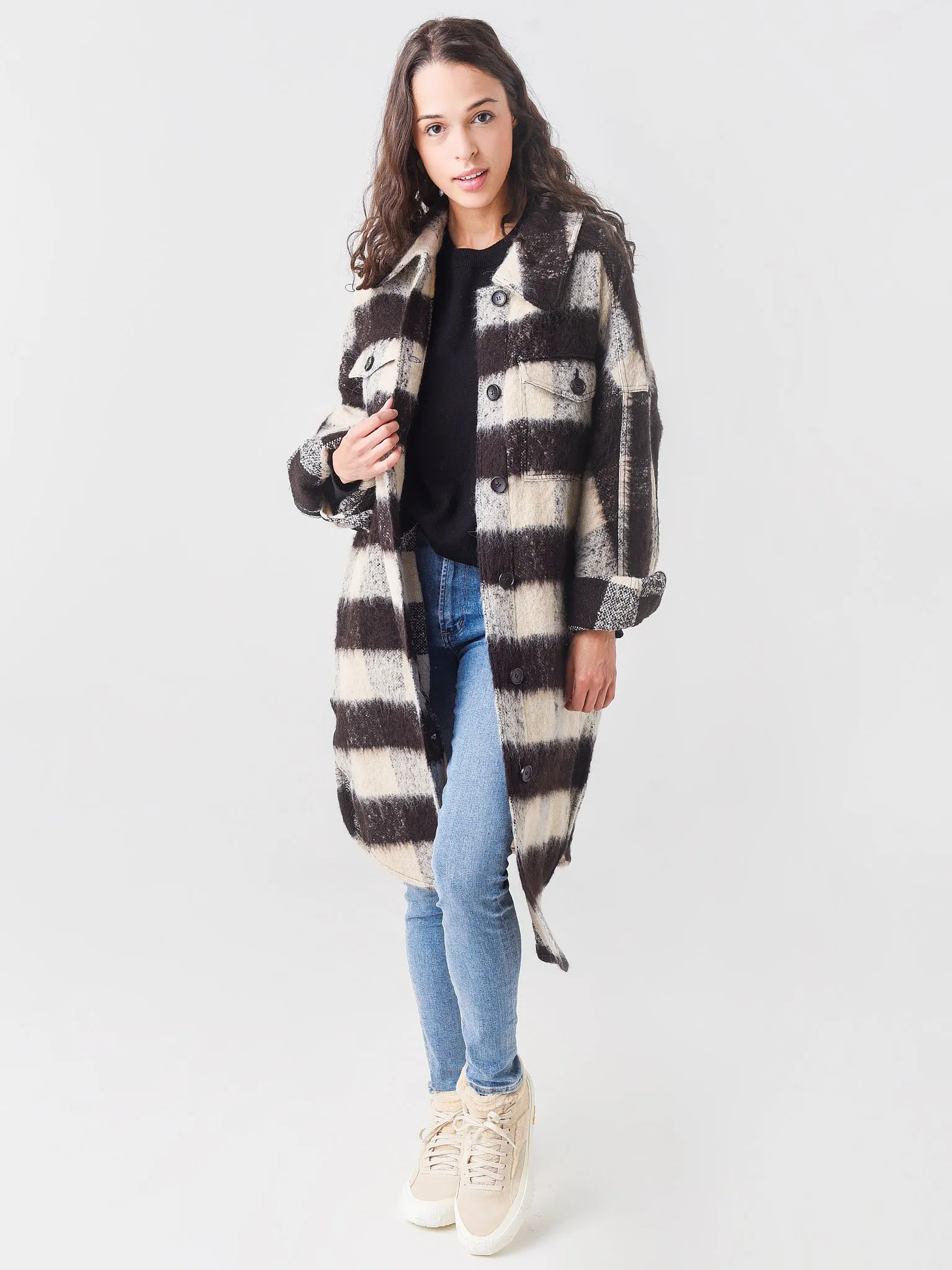 A.L.C. Women's Carter Plaid Coat