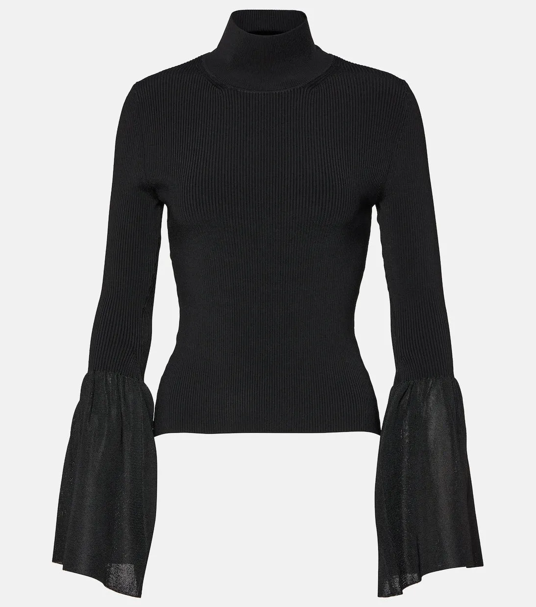 Altuzarra ruffle turtleneck, black