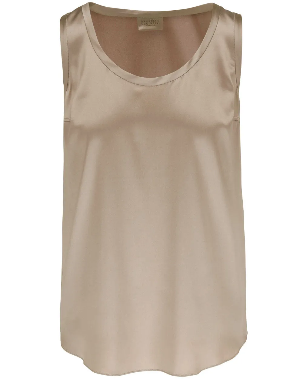 Bocage Silk Scoopneck Tank