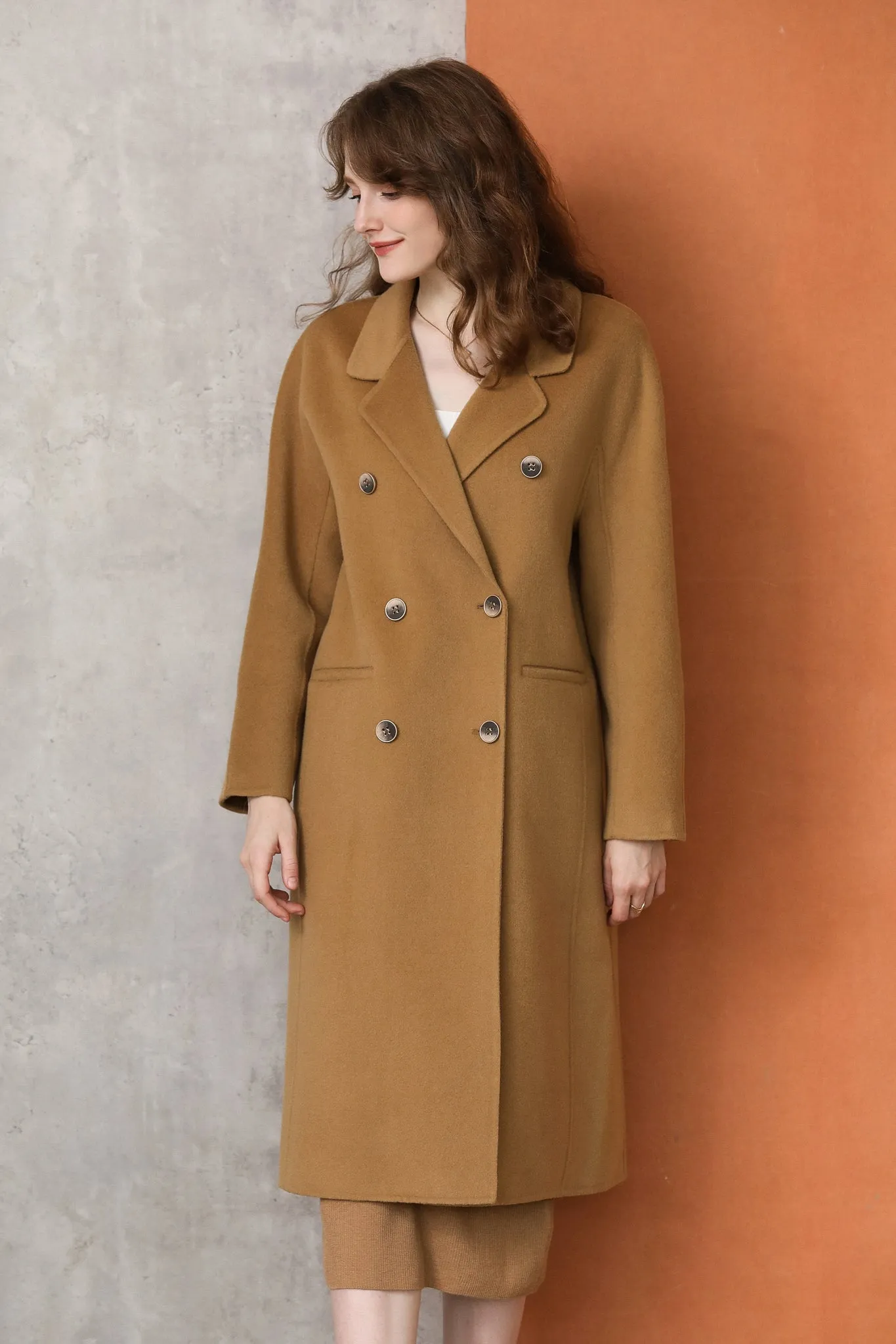 Fangyan | Lisette Oversized Double-Breasted Wool Coat