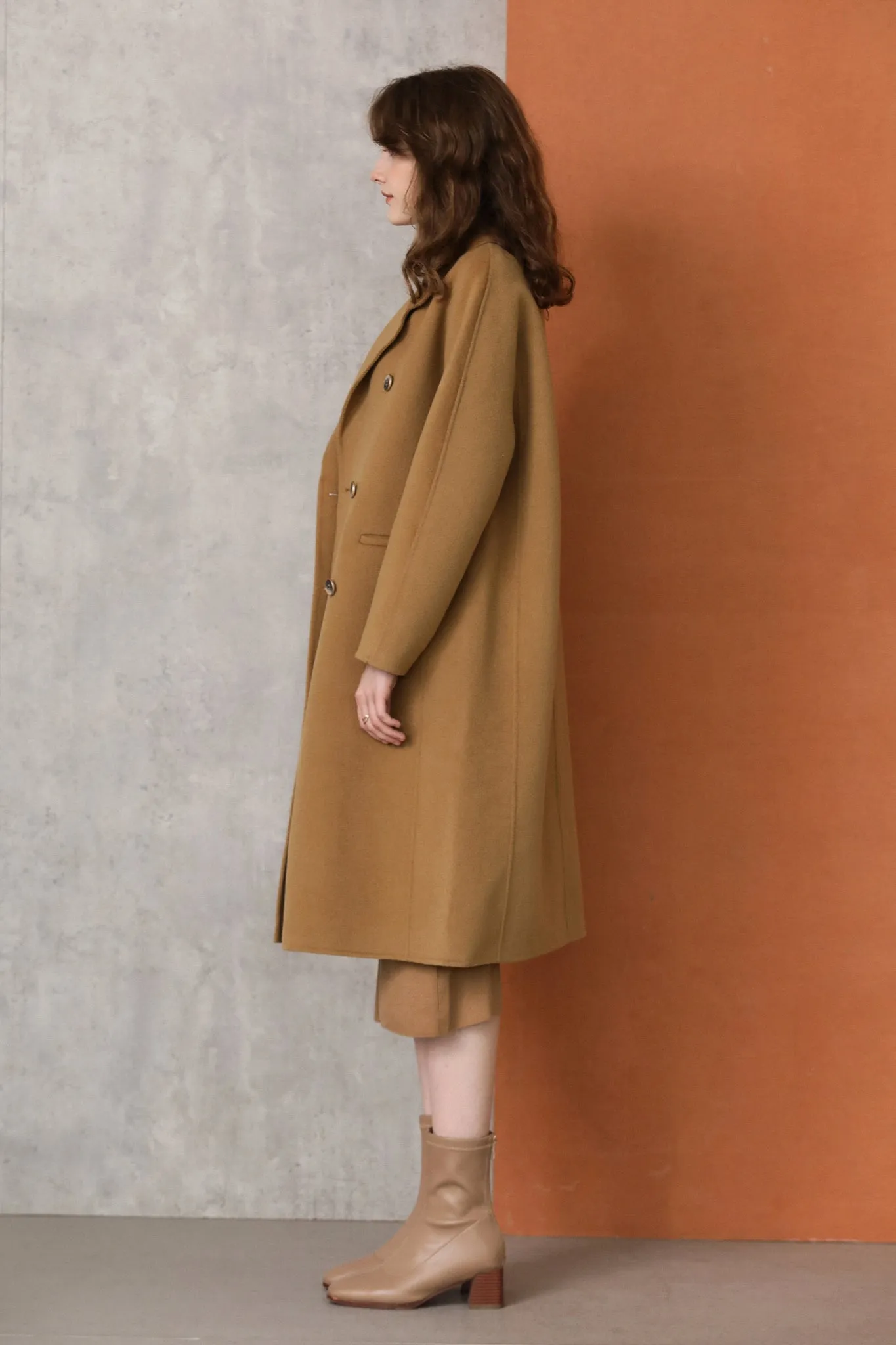 Fangyan | Lisette Oversized Double-Breasted Wool Coat