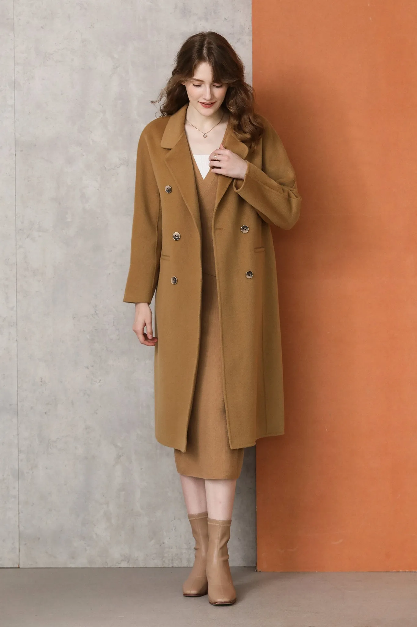 Fangyan | Lisette Oversized Double-Breasted Wool Coat