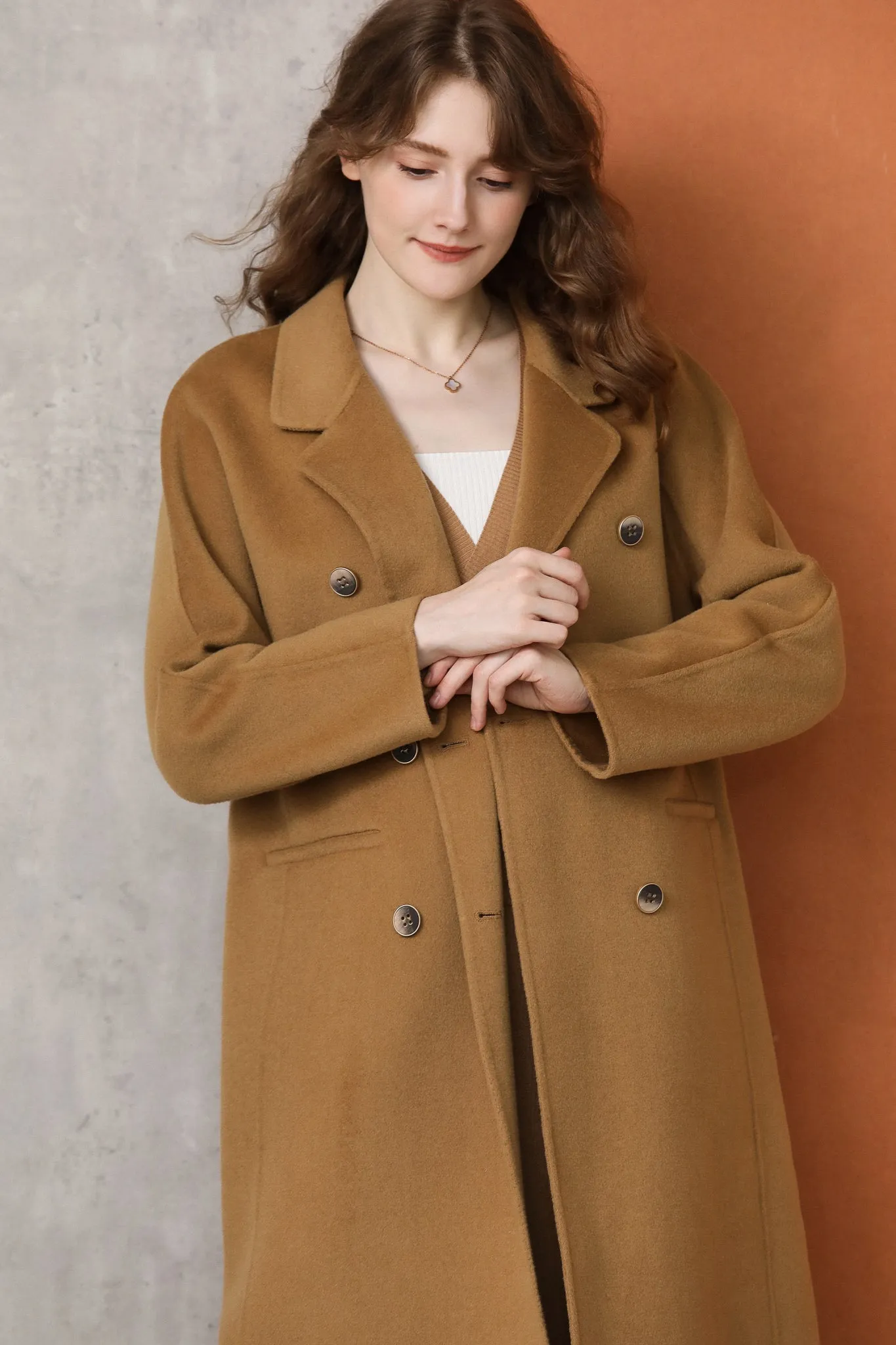 Fangyan | Lisette Oversized Double-Breasted Wool Coat