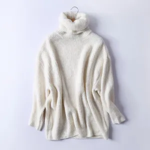 Fashionalbe Casual Women's Oversize Knitted Turtleneck Sweater