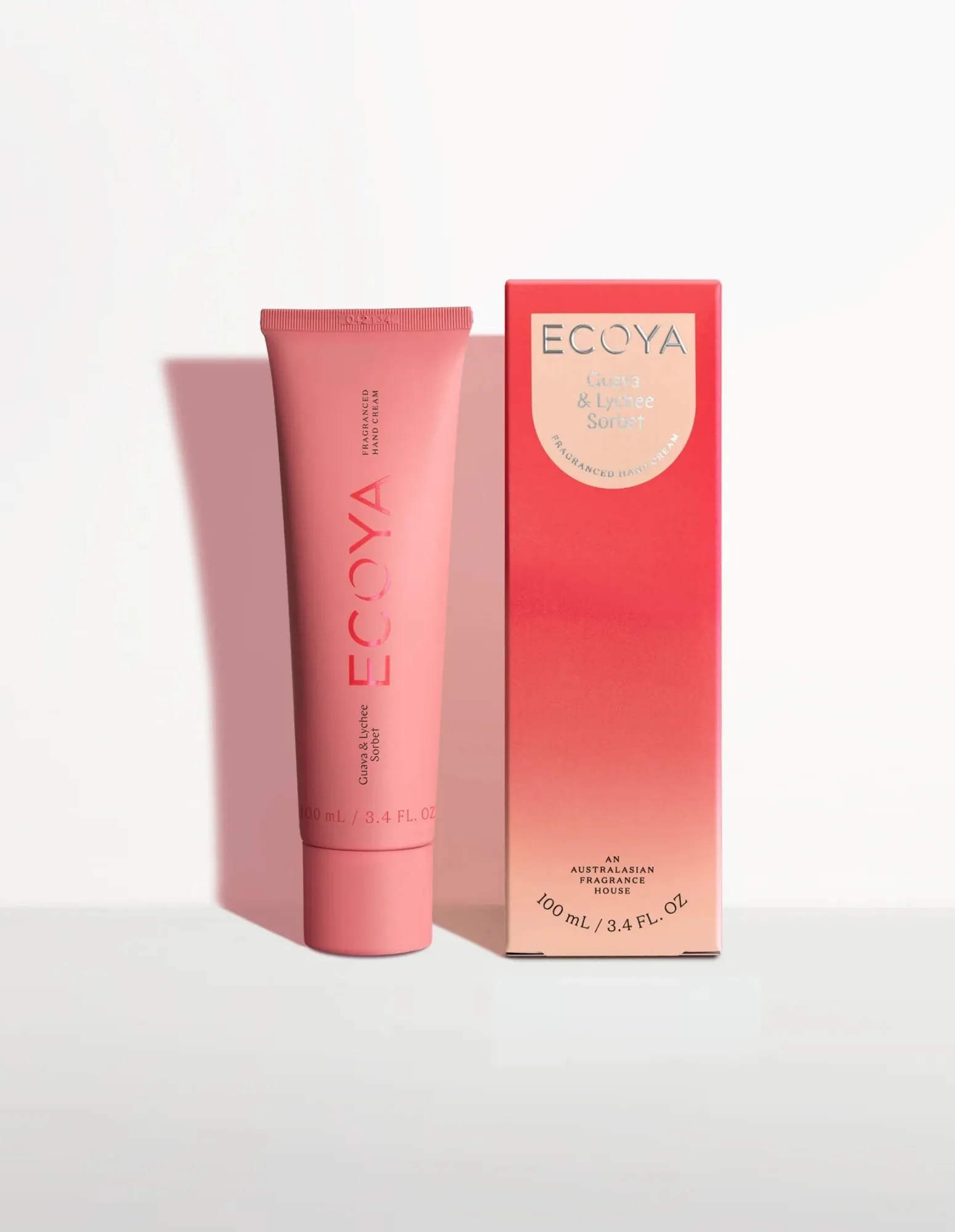 Hand Cream 100ml - Guava & Lychee - Ecoya