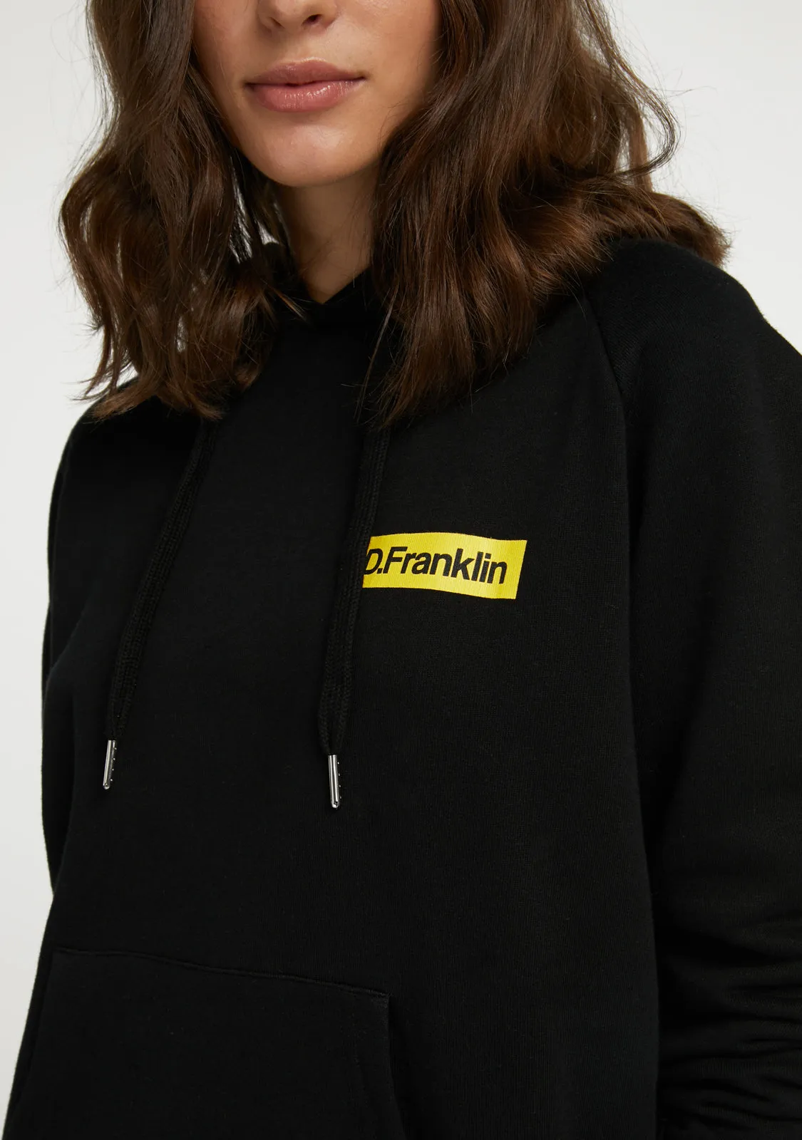 Hoodie Smiley Female Black