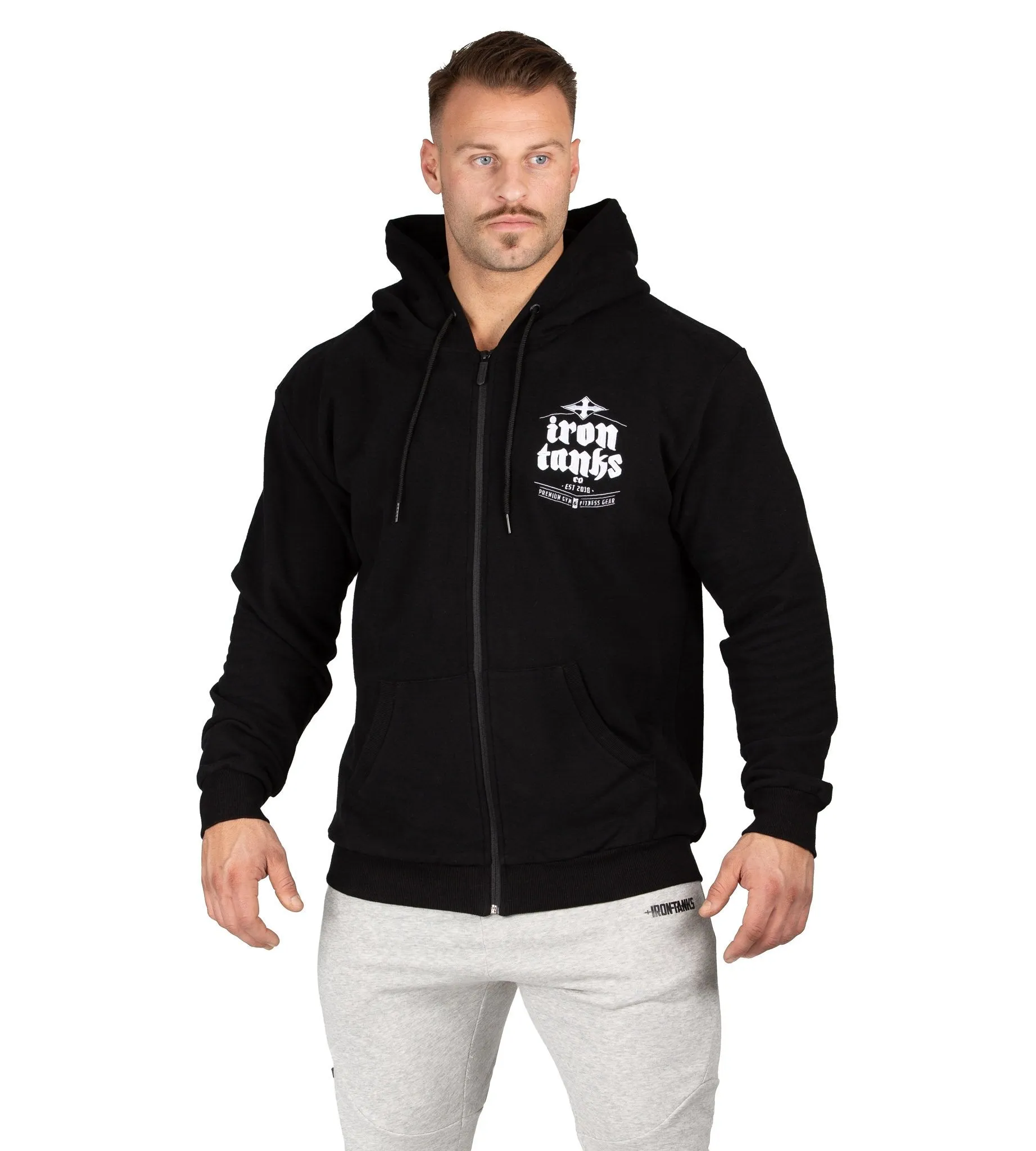 Hulk Zipper Hoodie III - Black