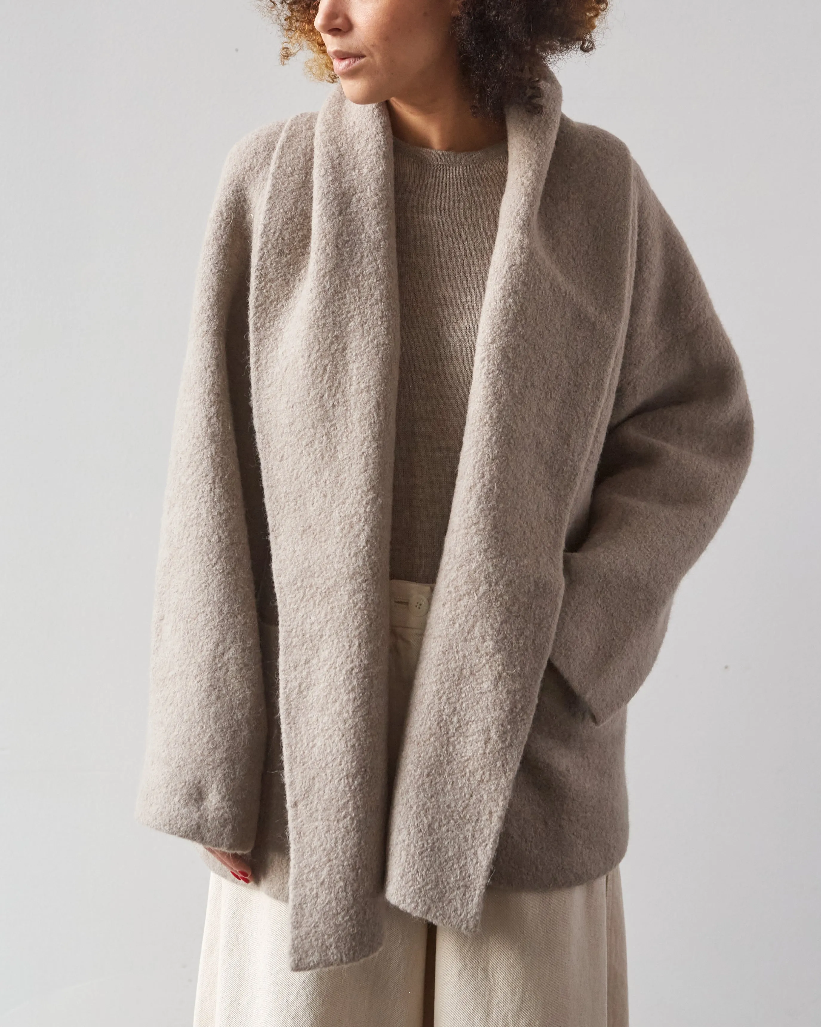 Lauren Manoogian Double Face Coat, Clay