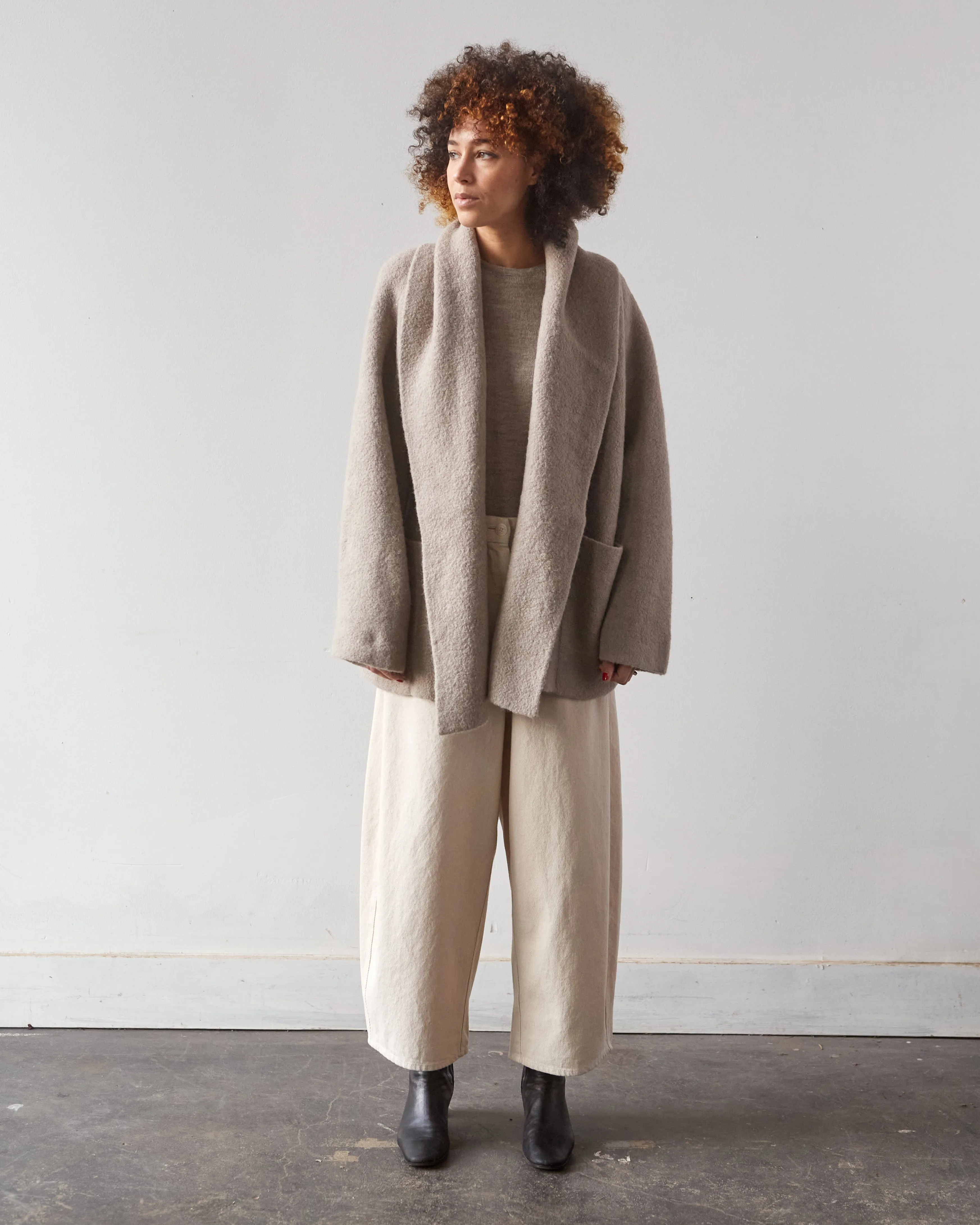 Lauren Manoogian Double Face Coat, Clay