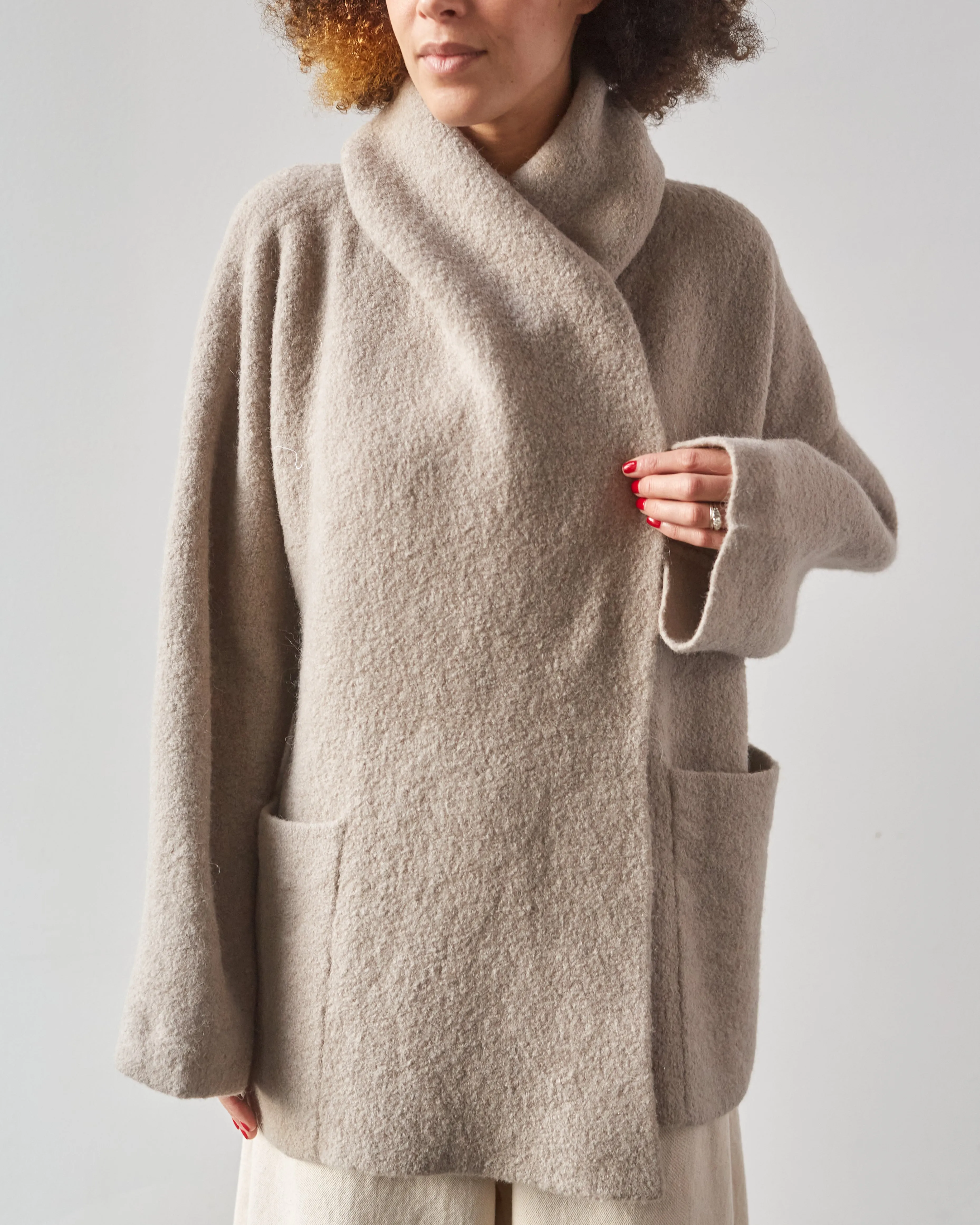 Lauren Manoogian Double Face Coat, Clay