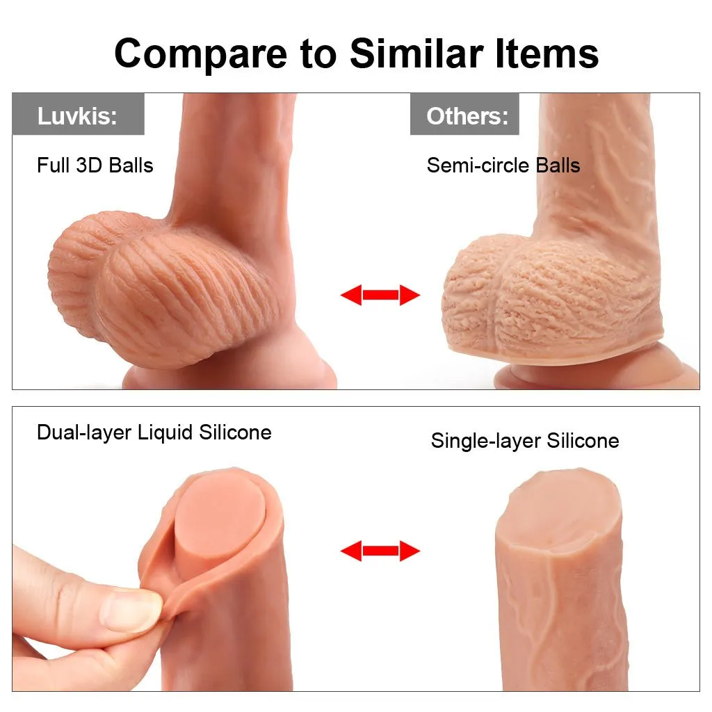 Luvkis 8.0" Horse Realistic Silicone Dildo