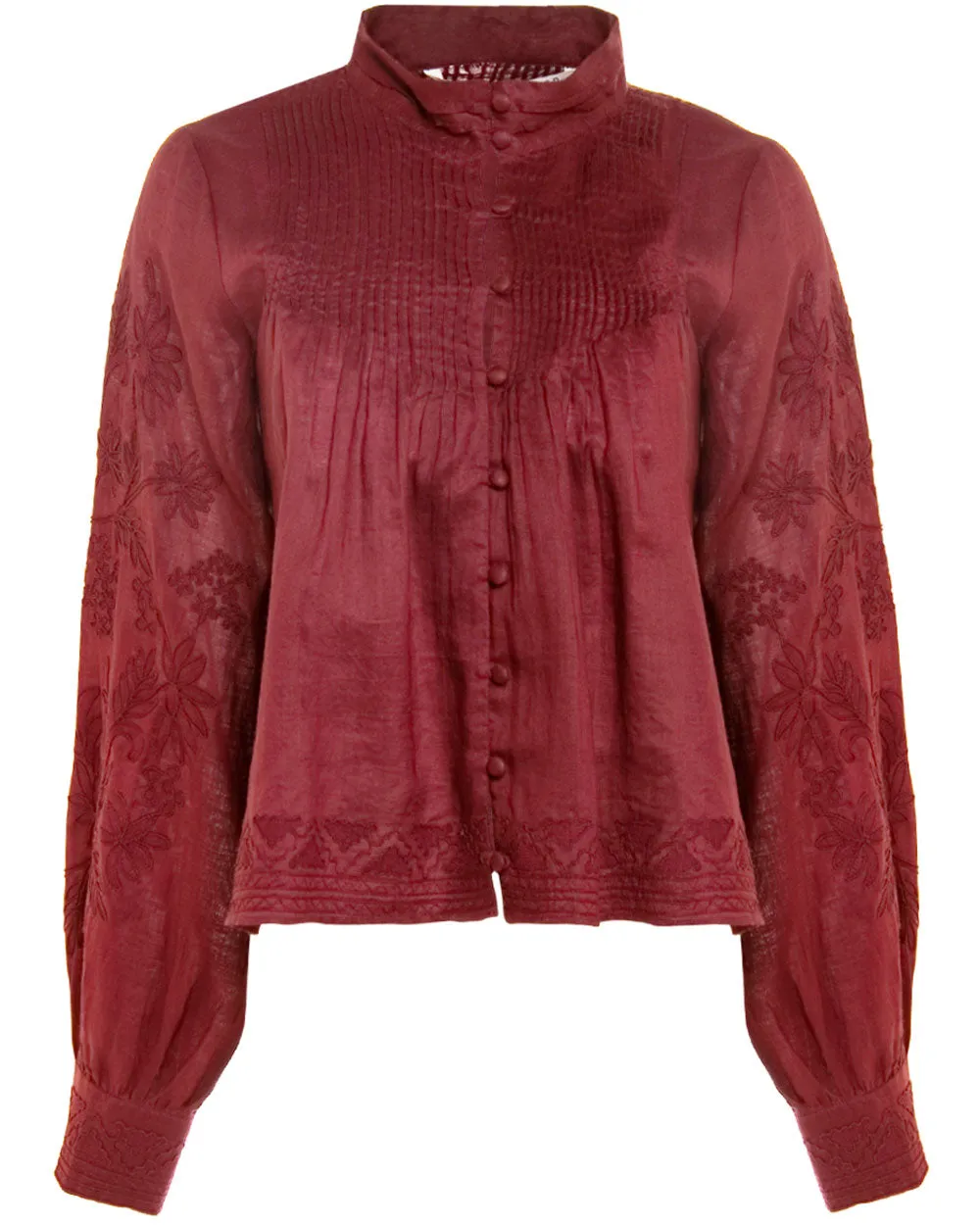 Merlot Amandine Blouse