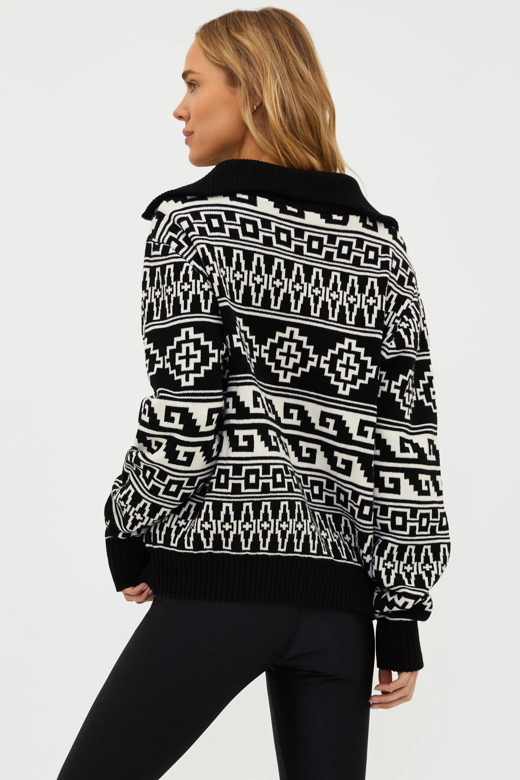 Monterey Sweater Sea Salt Wave