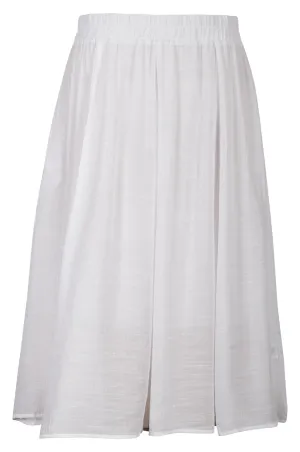 Soft Crosshatch Skirt | WHITE | 8837A1