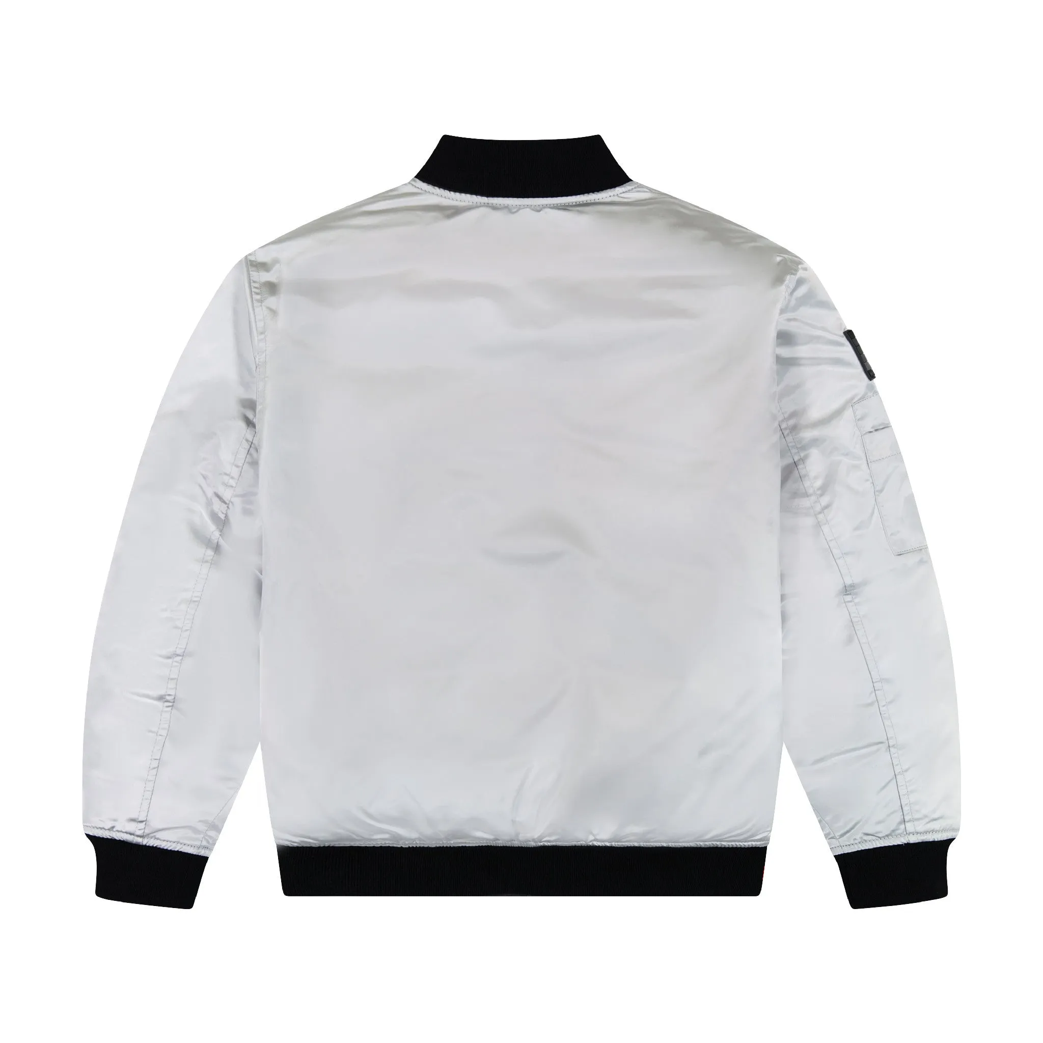 SPACEONE x Andy & Evan®| Reversible Bomber Jacket | Galaxy White