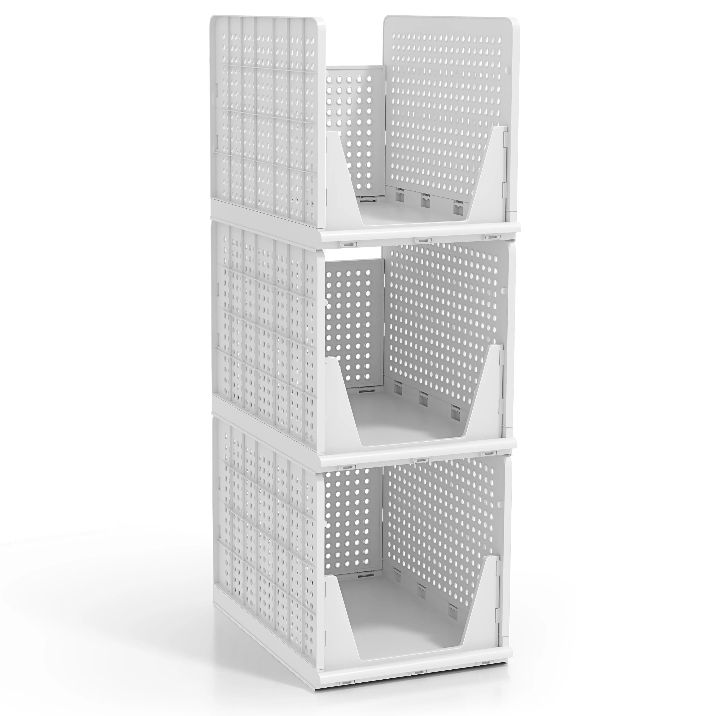 Stackable Shelf Organizer (Set of 3)