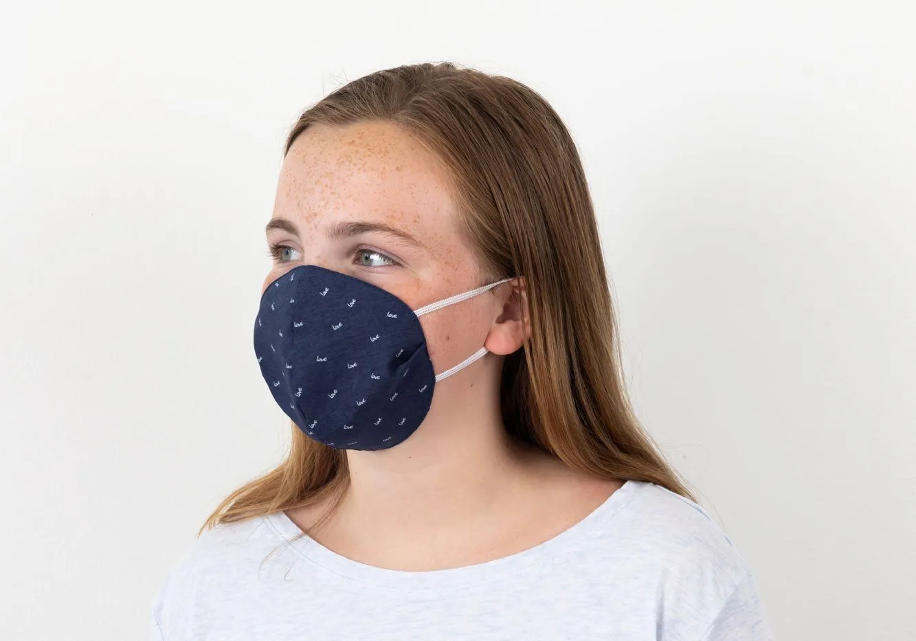 The Children’s Love Print 2-Layer Cone Shape Mask