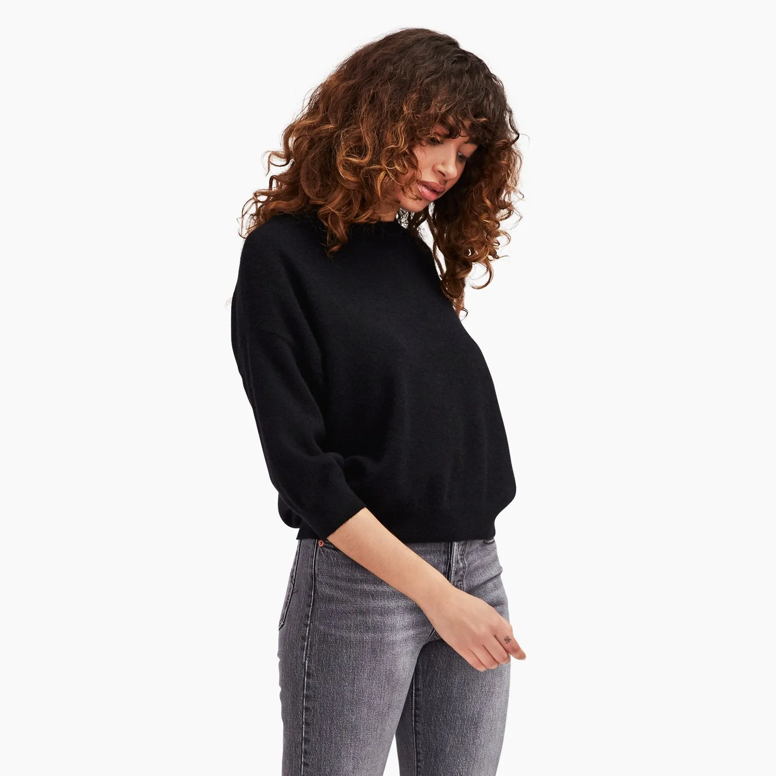 Three- Quarter Sleeve Sweater