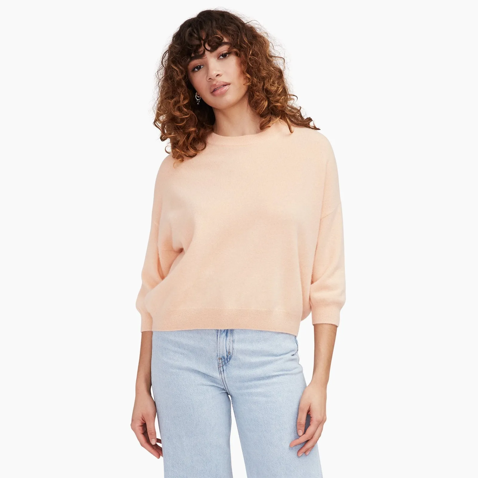 Three- Quarter Sleeve Sweater