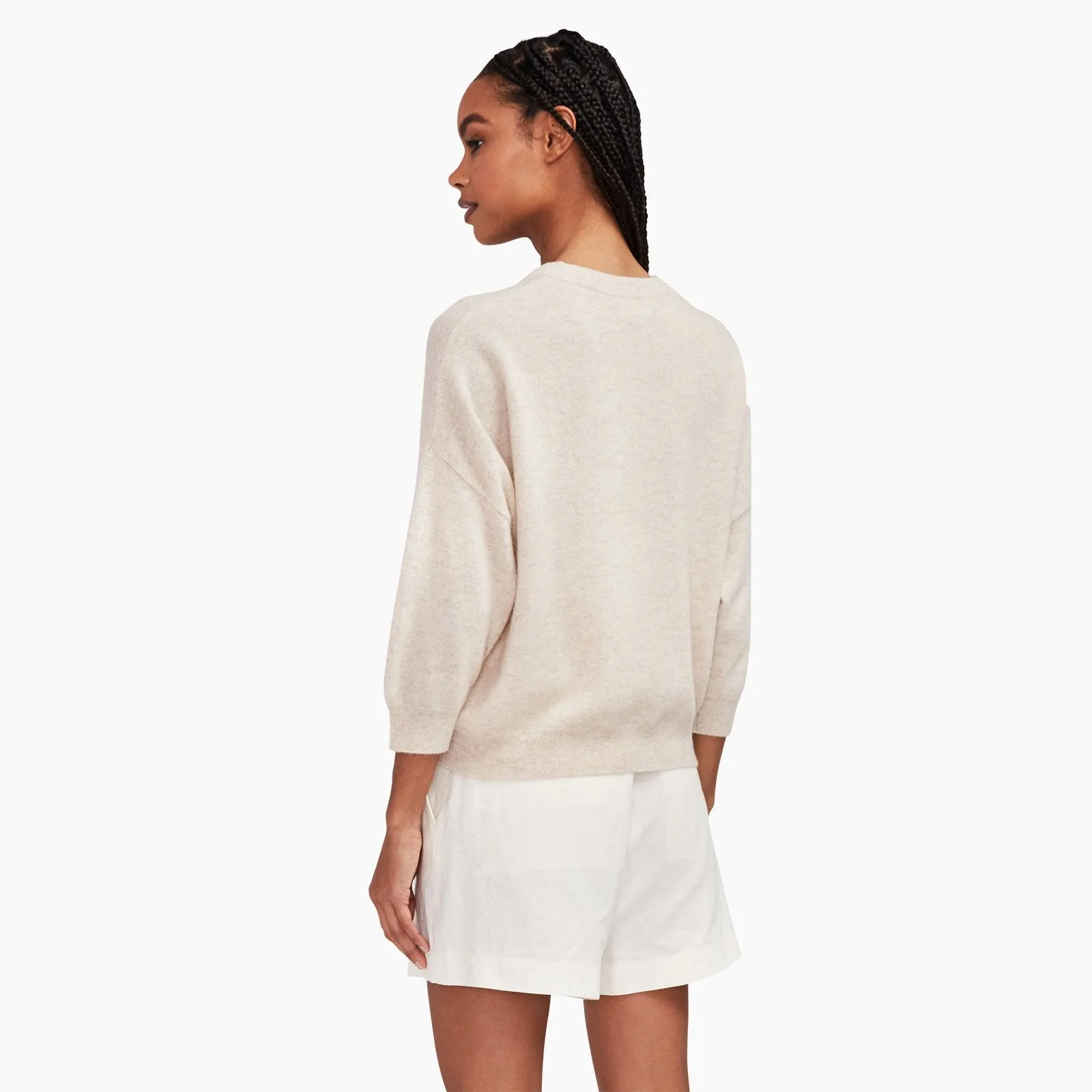 Three- Quarter Sleeve Sweater