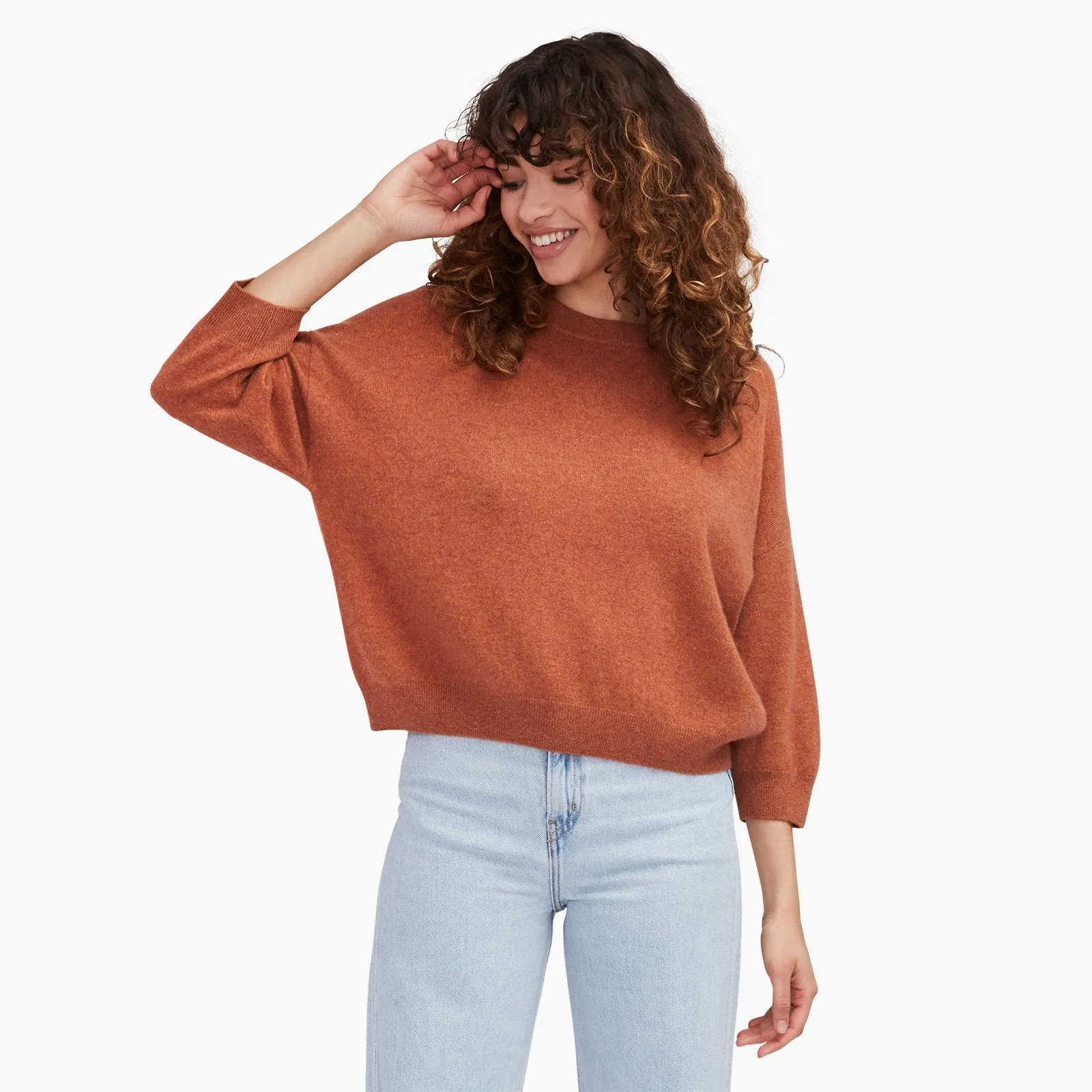 Three- Quarter Sleeve Sweater