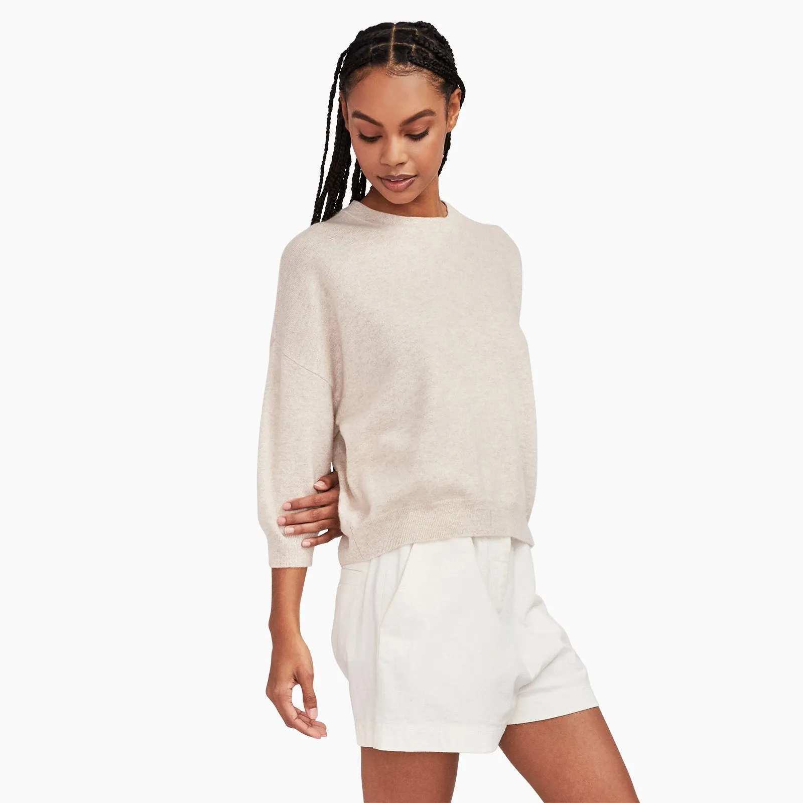 Three- Quarter Sleeve Sweater