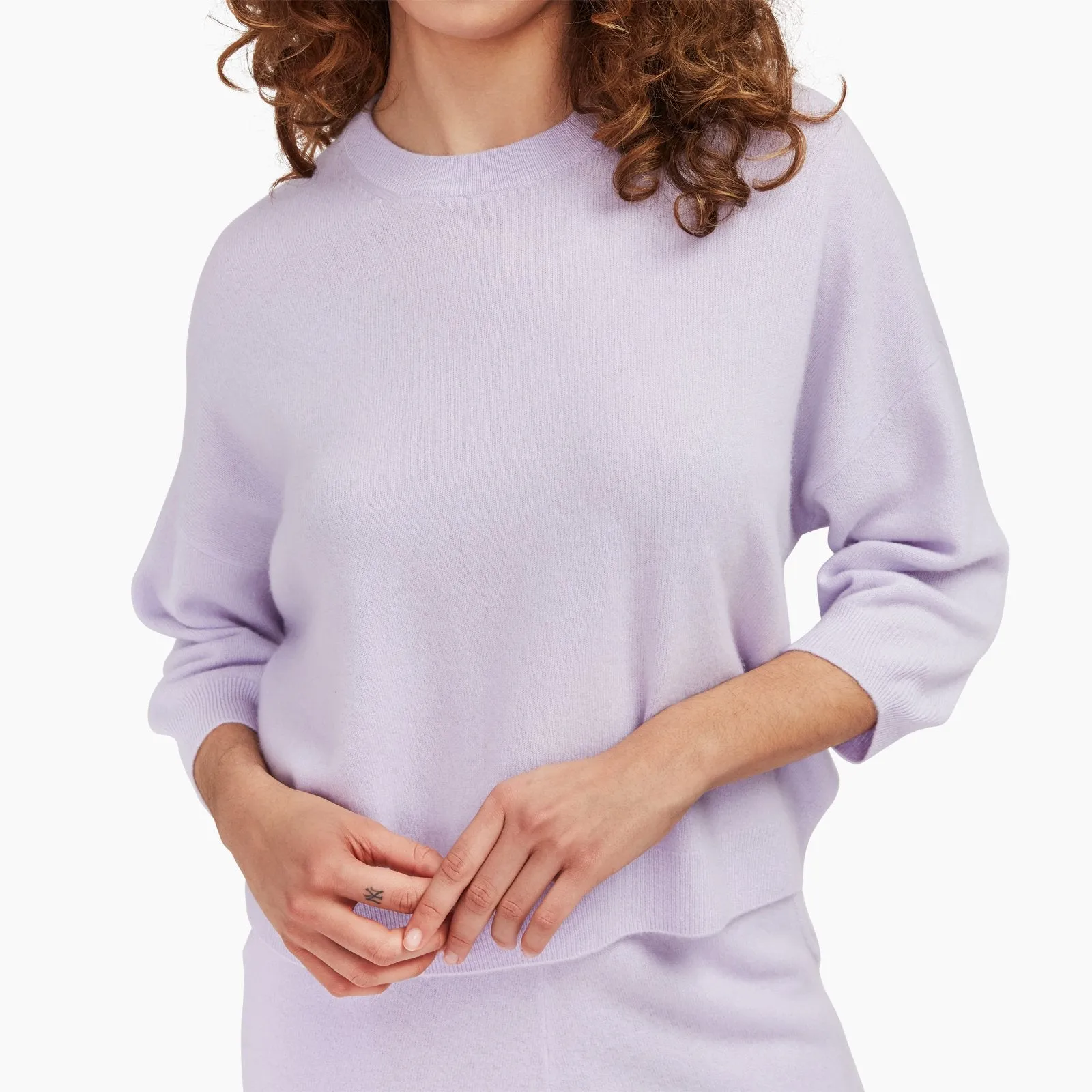 Three- Quarter Sleeve Sweater