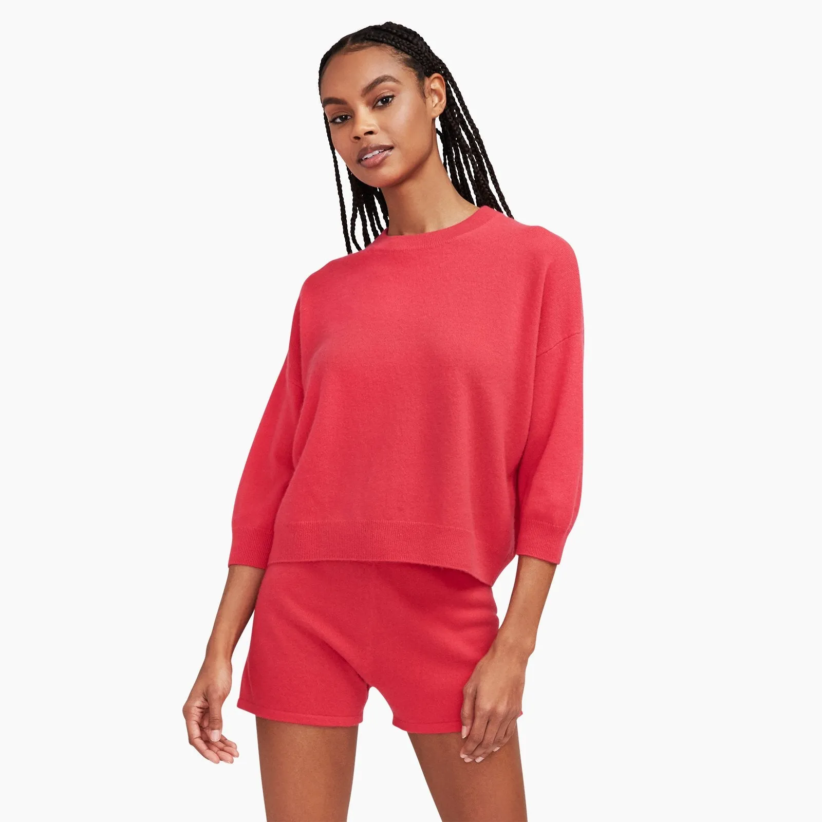 Three- Quarter Sleeve Sweater