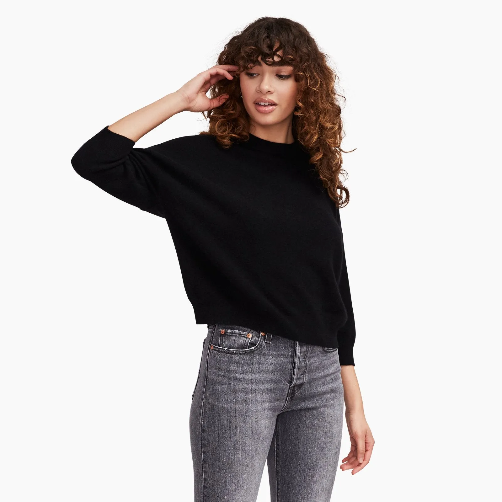 Three- Quarter Sleeve Sweater