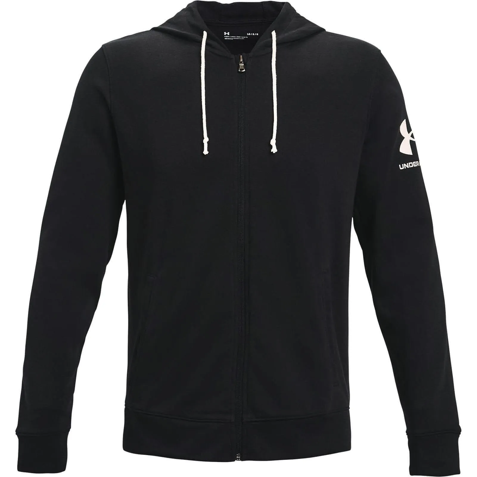 Under Armour Rival Terry Full Zip Mens Training Hoody - Black