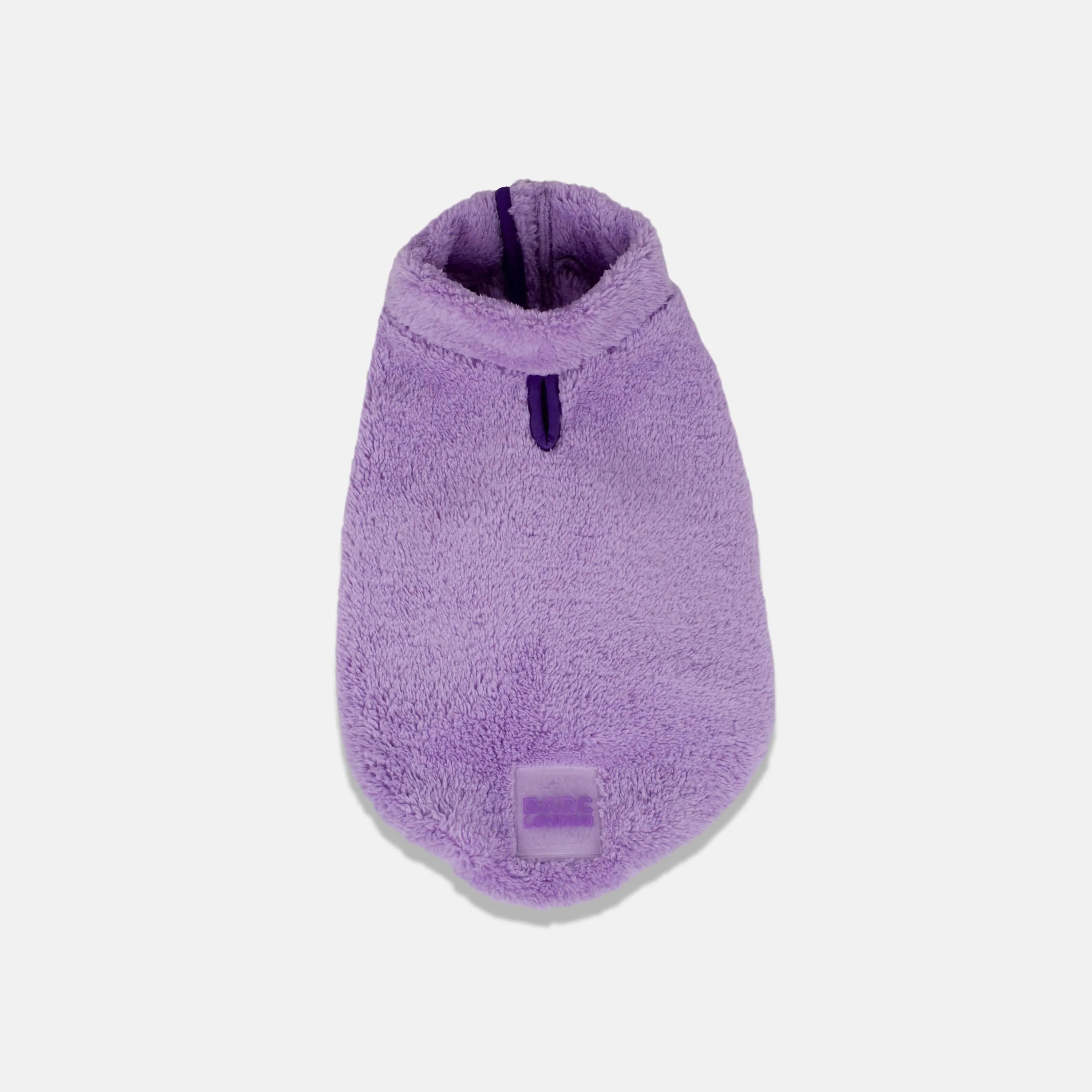 Vegan Sherpa Fleece Dog Vest | Lilac