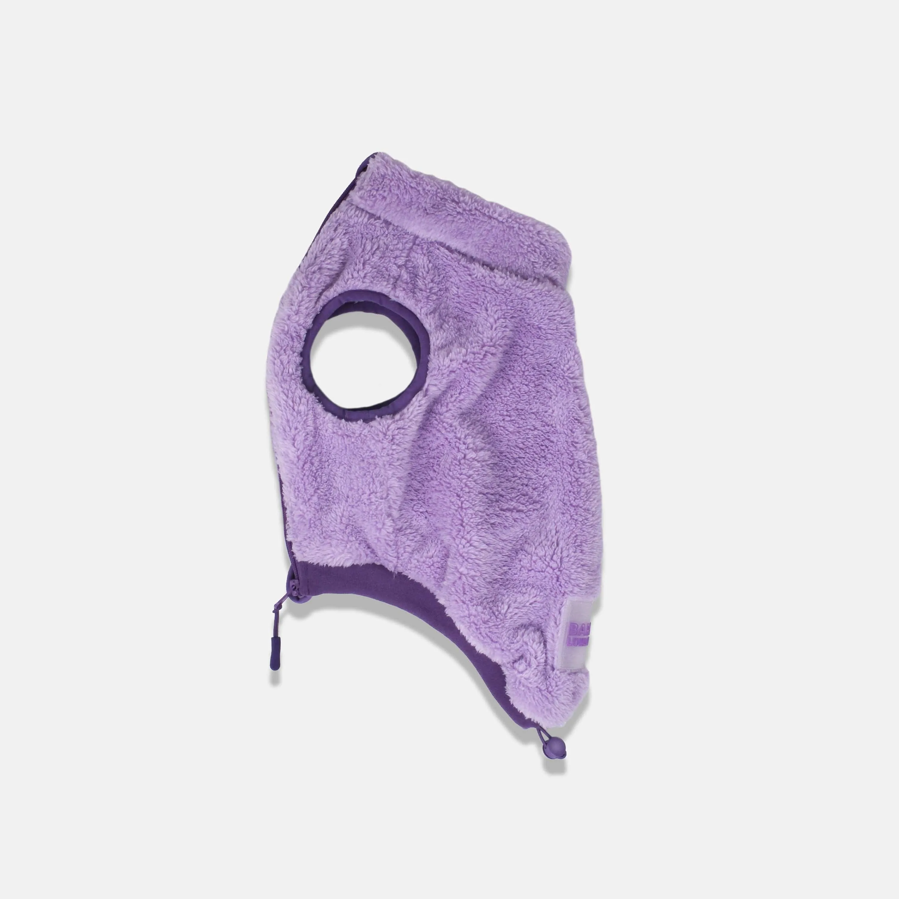 Vegan Sherpa Fleece Dog Vest | Lilac