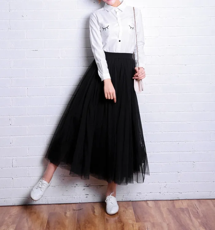 Vintage style Tulle Skirt