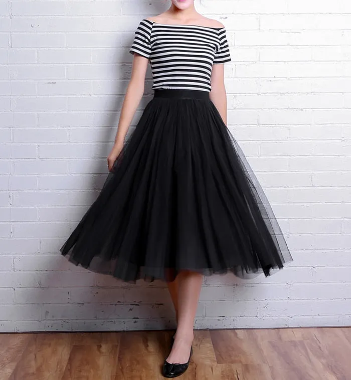 Vintage style Tulle Skirt