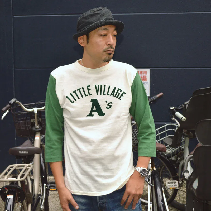 WARE HOUSE "4800 LITTLE VILLAGE" 3/4 Sleeve Baseball T-shirt